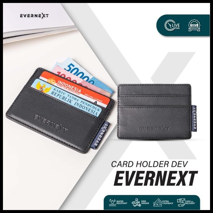 Dompet Kartu Uang Pria Card Holder Dev Pria Dompet Kulit Kartu Atm Pria Card Holder Tipis Mini Premi