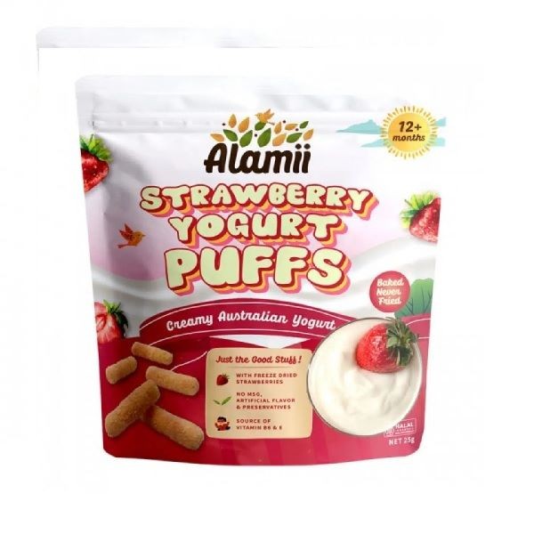 

ALAMII STRAWBERRY YOGURT PUFFS 25G