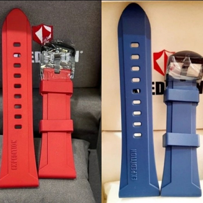 Terbagus Strap Rubber Tali Karet Jam Tangan Expedition Original. Ukuran 24Mm 26Mm 24 Mm 26 Mm