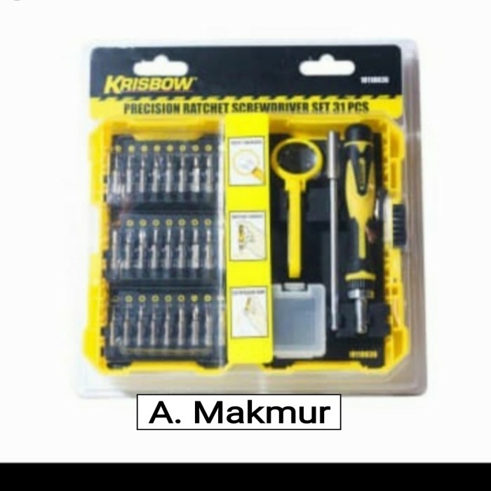 Krisbow Set Obeng 31 Pcs (krisbow)