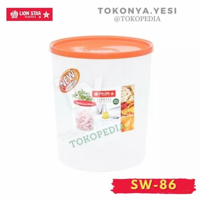 Toples Kerupuk Plastik Jumbo 12 Liter Lion Star Sabrina Sealware Sw-86