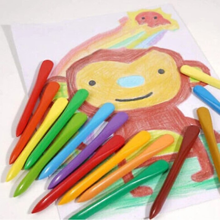 

T E R B A R U 36 Colors Children Painting Color Pen Crayons Organic Paint Drawing