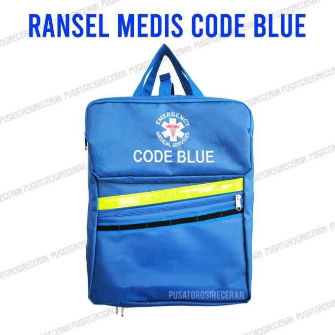 '+'+'+'+] Ransel Medis Code Blue Bag Tas Perlengkapan Medis Emergency Kit Tas P3K SAR