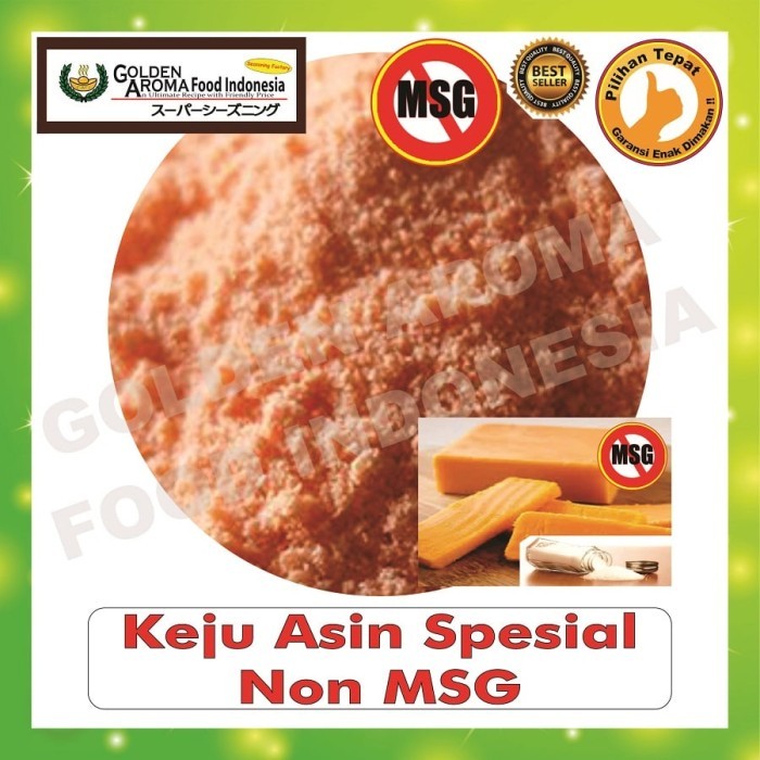 

Lhiu - Bumbu Tabur Keju Asin Spesial Non Msg 1 Kg Bubuk Salted Cheese Gafi