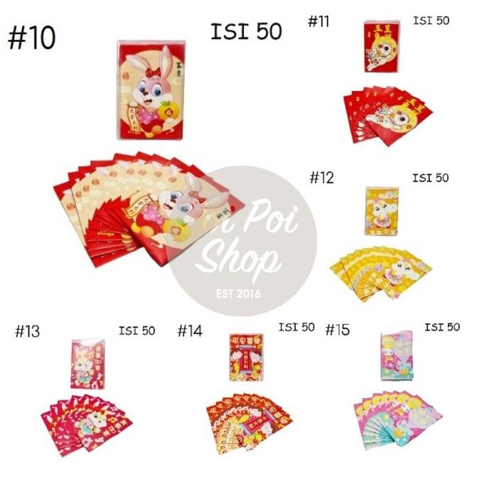 

Kualitas terbaik] ANGPAO IMLEK SHIO KELINCI 2023 BENTUK MIKA ISI 50 LEMBAR IMLEK LUCU MU