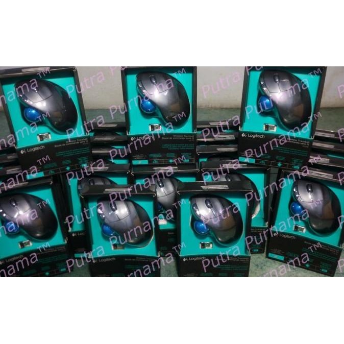 Baru Logitech M570 Wireless Trackball Mouse Bnib Promo
