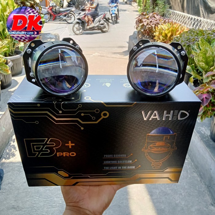 LAMPU HEADLAMP PROJECTOR BILED VAHID E3+PRO RHD 2,5 INCHI MOTOR MOBIL