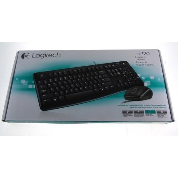 Komponen Komputer Keyboard Logitech Mk-120