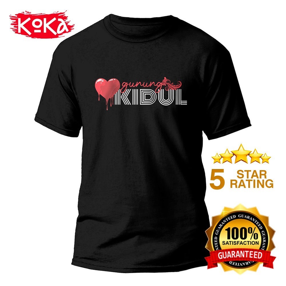 T-Shirt Distro Premium - GUNUNG KIDUL - Kaos Ethnic Gunung-Kidul - WNO2 Katun Combed
