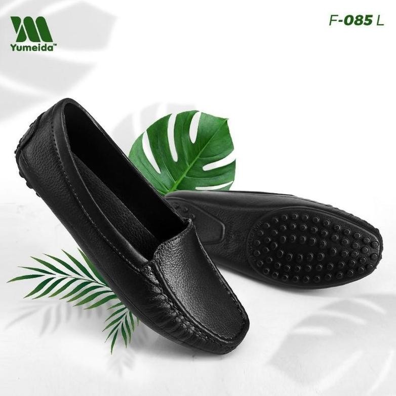Hl - Sepatu Karet Wanita Yumeida 085 Sepatu Kerja Karet Hitam Sepatu Karet Wanita Pantofel Slip On W