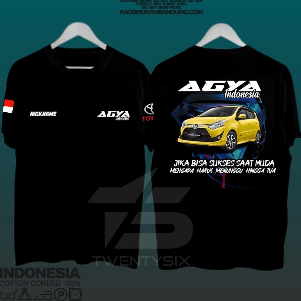 Promo Kaos Custom Toyota Agya Club