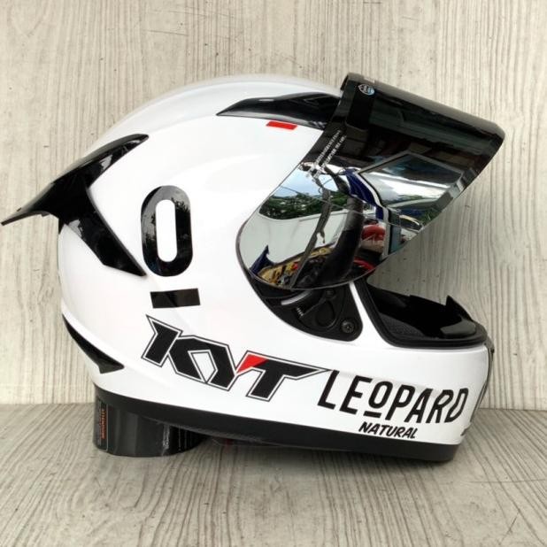 Helm Kyt R10 Solid Leopard Paket Ganteng | Helm Kyt Fullface Kyt R10