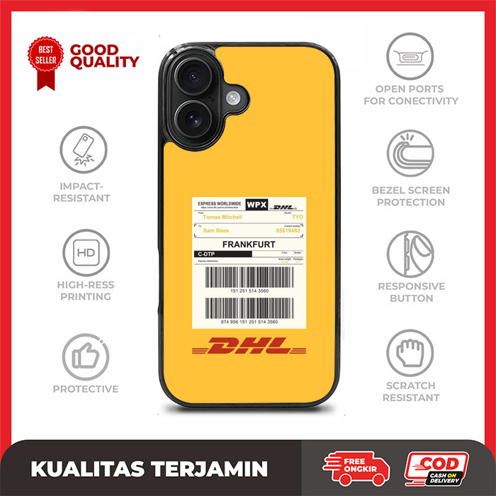 Casing Case iPhone 16 15 14 13 12 11 XR XS X 8 7 6 5 Pro Max Mini Plus SE 4 DHL AE3663 Hardcase Cust