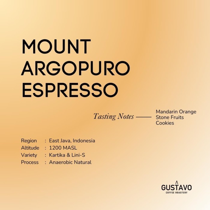 

Mount Argopuro Espresso Edition 1 Kilogram