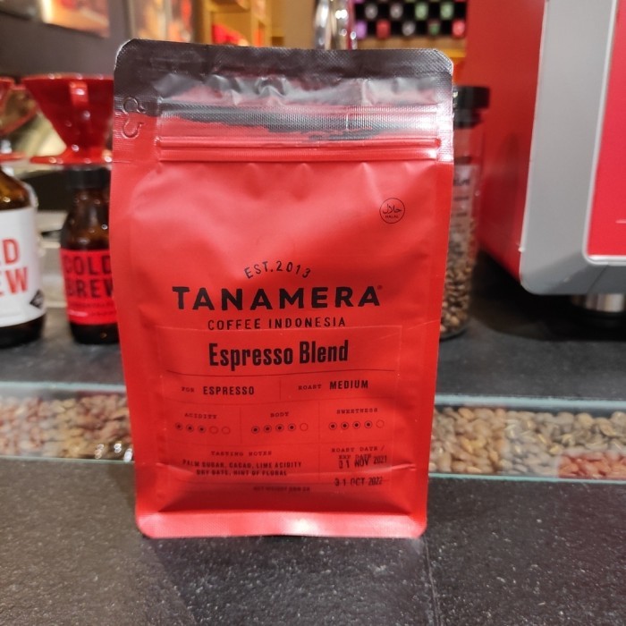 

Tanamera Coffee Espresso Blend Arabica Whole Bean 250 Gr