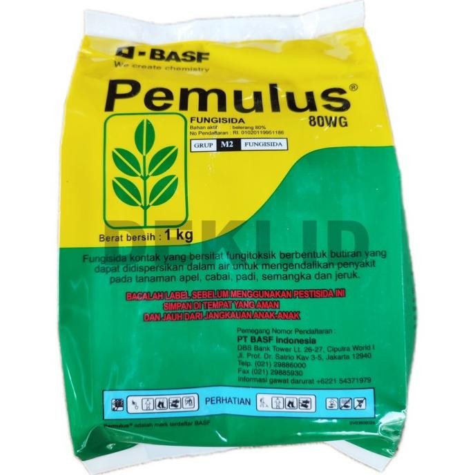Fungisida Pemulus 80 WG Belerang 80% 1 KG Akarisida Obat Jamur Tanaman [terbaik]