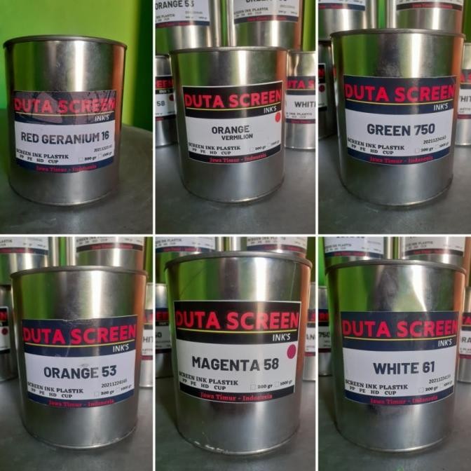 

Tinta sablon / cat sablon duta screen / Cat sablon cup / cat plastik H32T