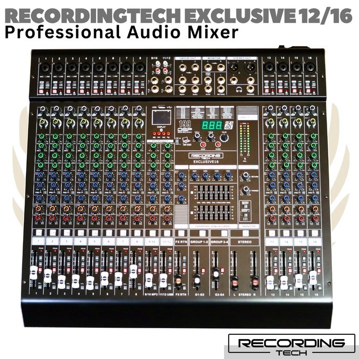Ready Recording Tech Exclusive16 12 RT Exclusive12 16 Mixer Exclusive