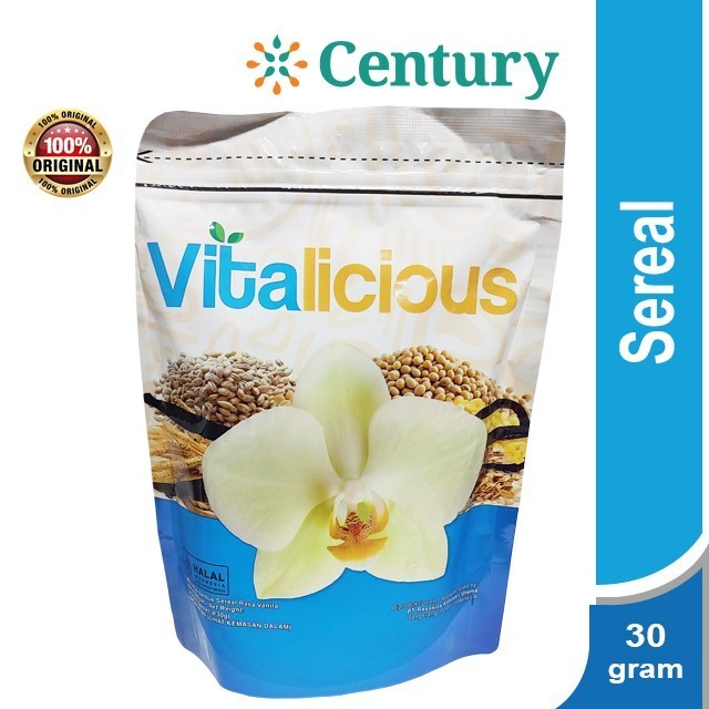 

VITALICIOUS SEREAL RASA VANILA 7SACHET @30G / MAKANAN SARAPAN / SEREAL