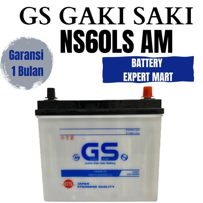 AKI MOBIL TOYOTA YARIS, NEW VIOS NS60LS GS AKI BASAH 45 AMPERE 2310T