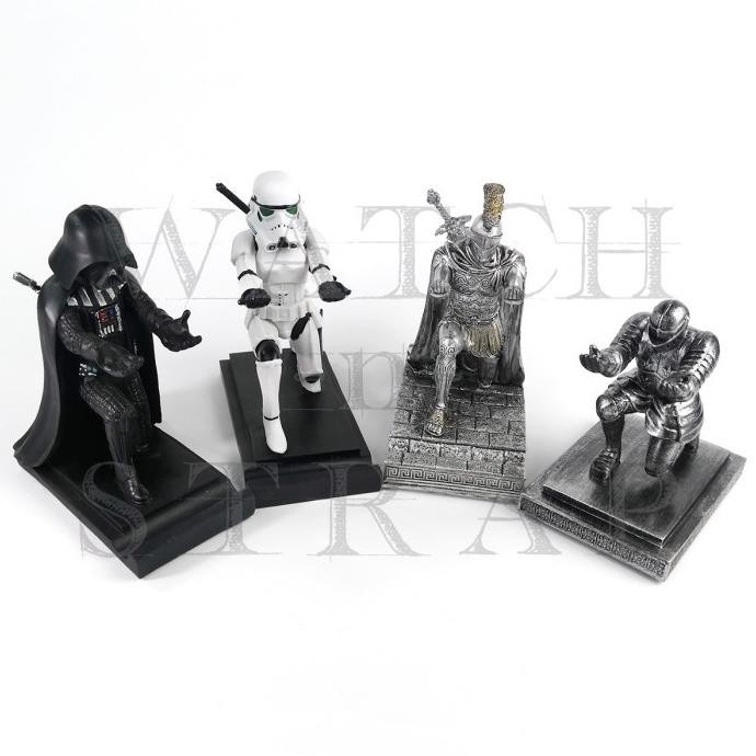 

PEN HOLDER KNIGHT ROMAN TROOPER DARK LORD FIGURINE DESK ORGANIZER TAS78 2410T