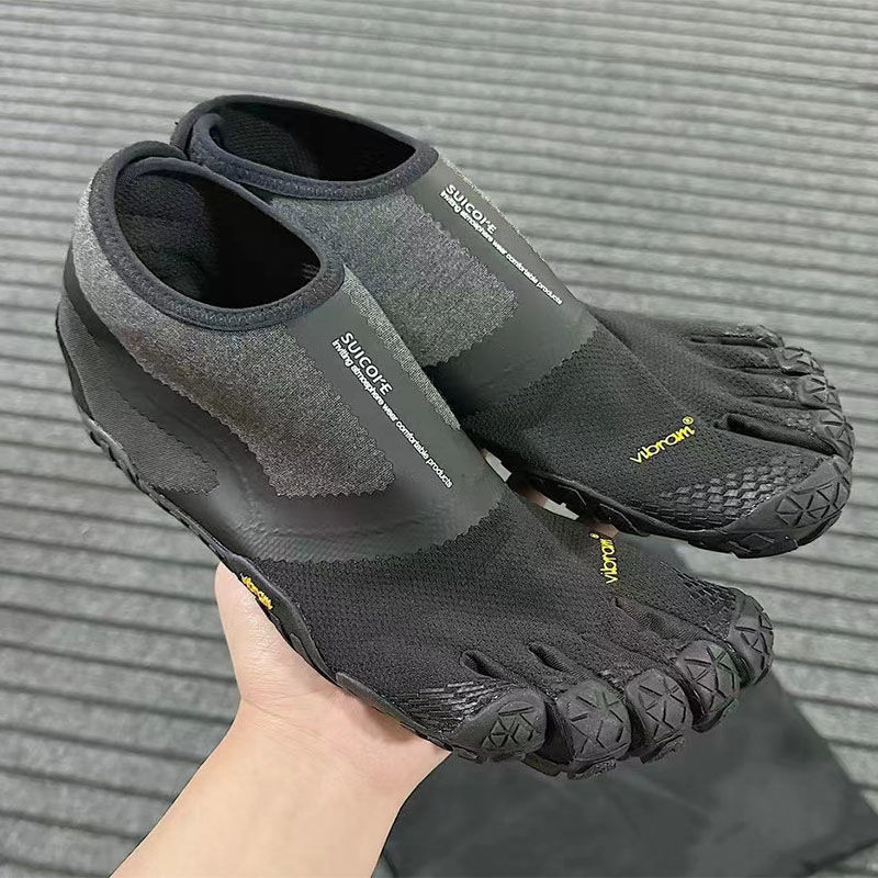 Suicoke x Vibram Five Fingers Nin-Lo Mid-Top Wear Sleeve Feet Hiking Fitness Casual Shoes Men's Outd