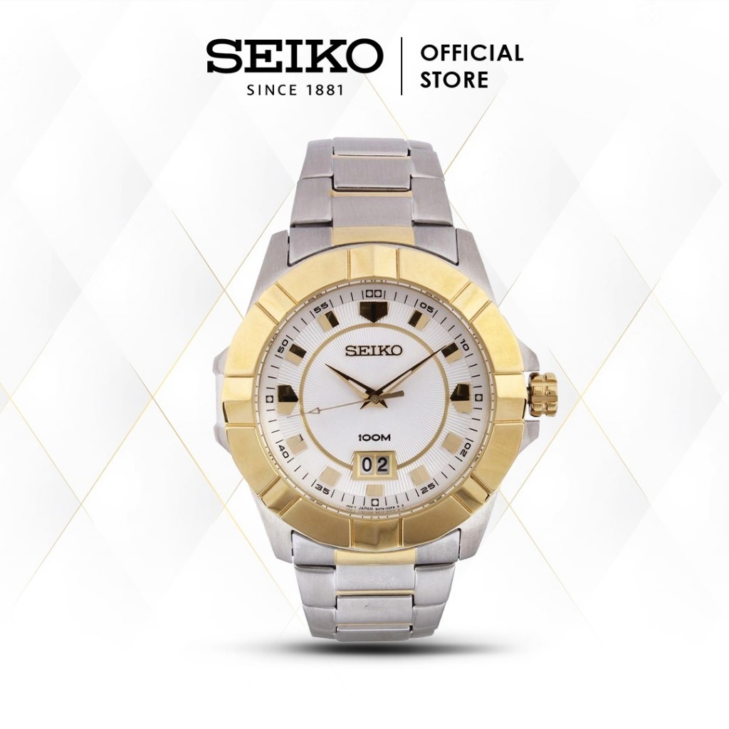 Jam Tangan Pria Seiko Lord SUR136P1 SUR136 Quartz Stainless Steel Original
