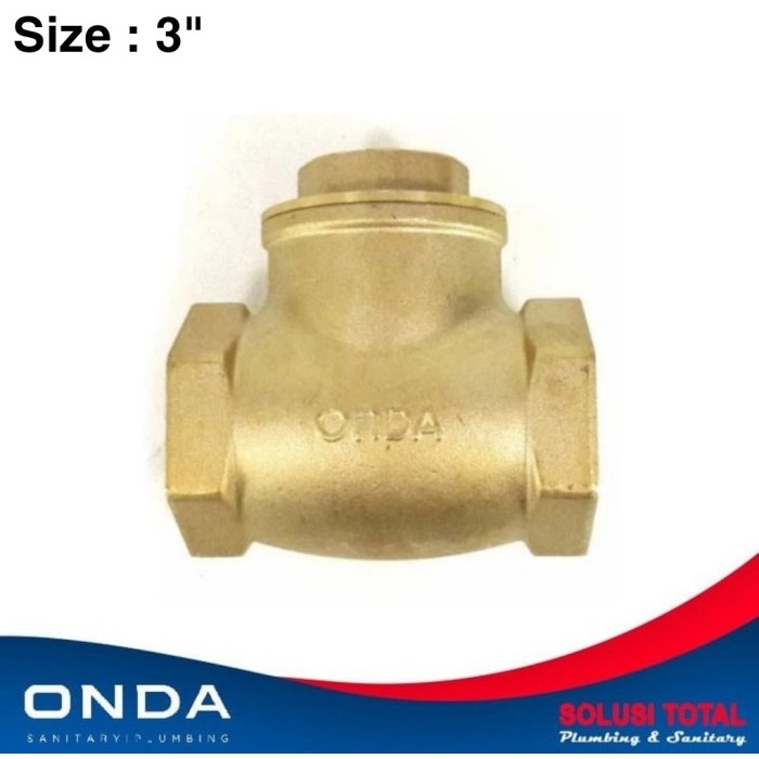 Check Valve 3 Inch Klep Tabok 3" ONDA