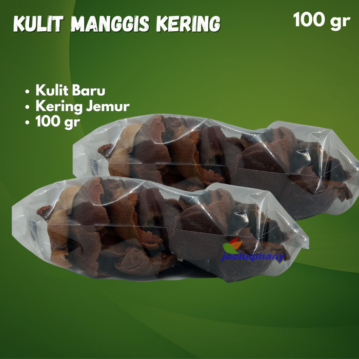 

Kulit Manggis 100 Gram Kering Asli Dried Mangosteen Peel COD