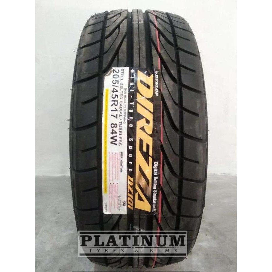 BAN MOBIL BERKUALITAS DUNLOP DIREZZA UKURAN 205 45 R17 ll 205/45 R17