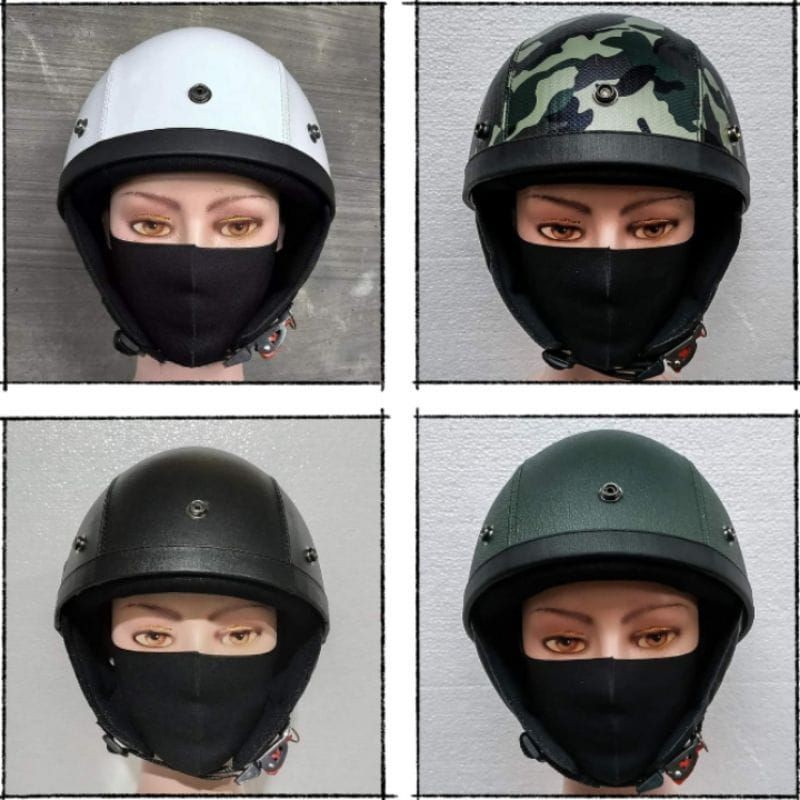 Helm Chips Retro Dewasa Pria Wanita//Helm Bogo Chips Klasik Allsize