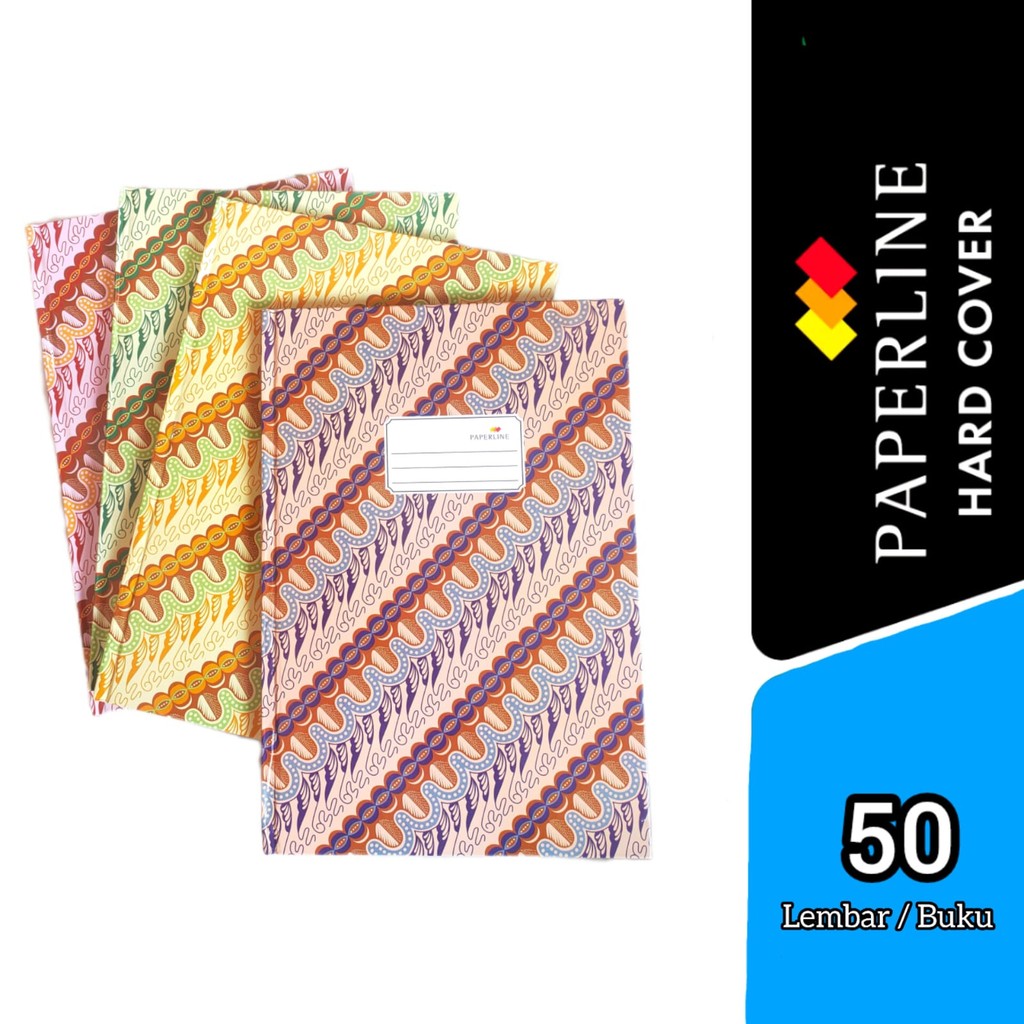 

V2_Buku HC Folio 50LBR Paperline/Buku Tulis Folio 50 Lembar Paperline/Buku Hard Cover