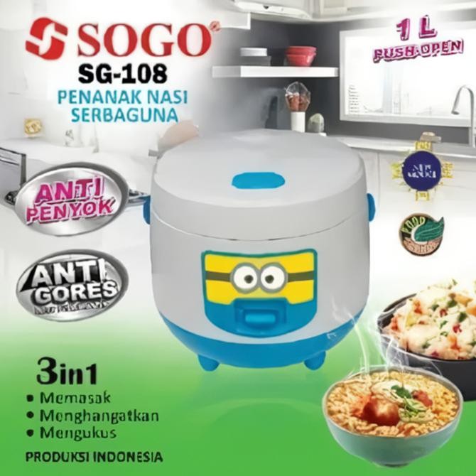 RICE COOKER MINI SOGO SG-108 300 WATT 2410T