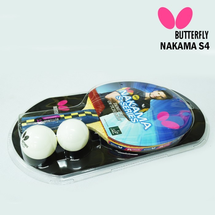 Bet Pingpong Tenis Meja Raket Pingpong Tenis Meja Butterfly Nakama S4