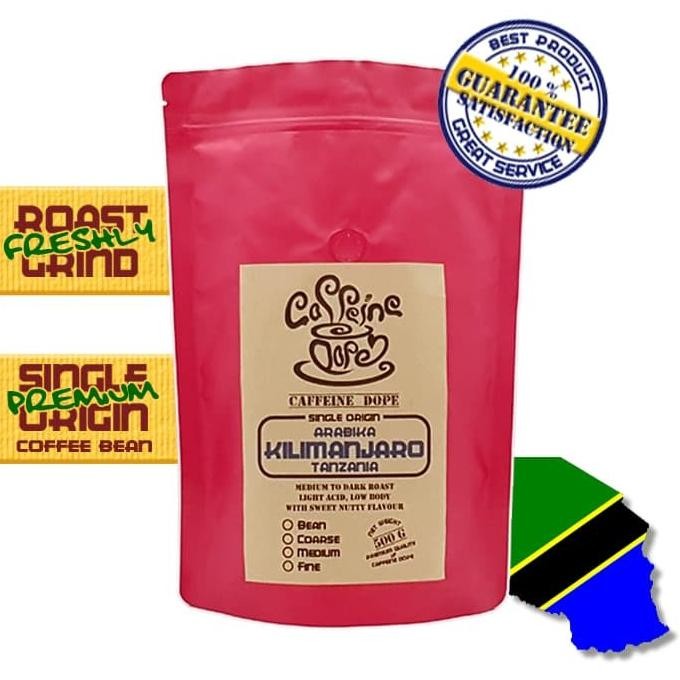 

Kopi Arabika Kilimanjaro Tanzania 500 Gr - Bean/Biji & Ground/Bubuk