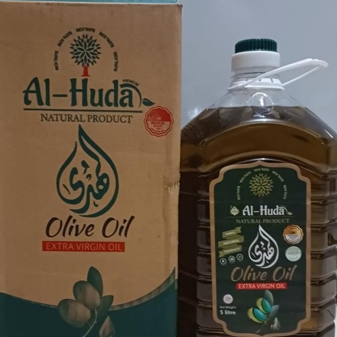 

Minyak Zaitun Extra Virgin 5 Liter Alhuda Olive Oil Deriamart