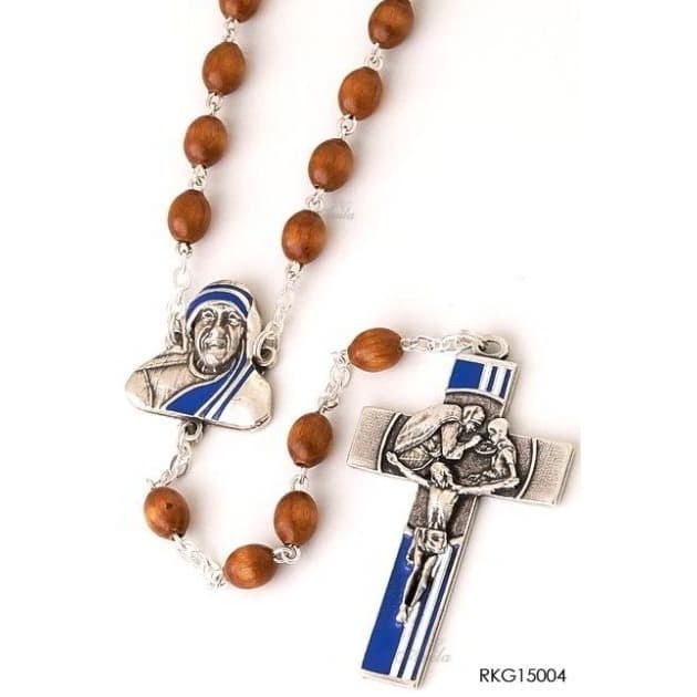 Rosario Kayu St Teresa Kalkuta Italy