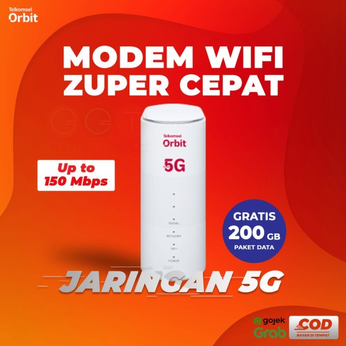 TERBARU Telkomsel Orbit Turbo 5G Modem Wifi Super Cepat / Modem Orbit 5G