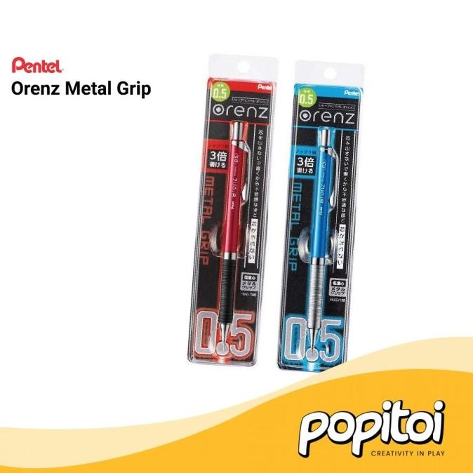 

Pentel Orenz Metal Grip Mechanical Pencil 0.2 0.3 0.5 Mm Mekanik Original Dan Terpercaya