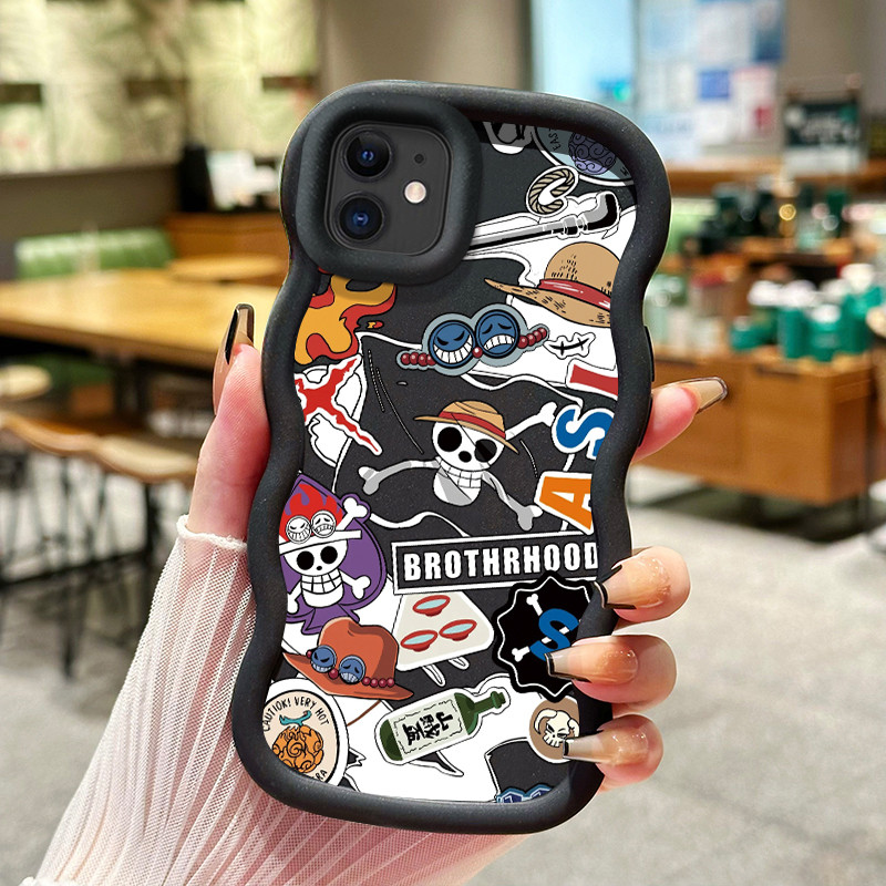 Casing Hp Untuk iPhone 11 11 Pro 11 Pro Max Case Casing pelindung silikon pola tengkorak HP Kesing M