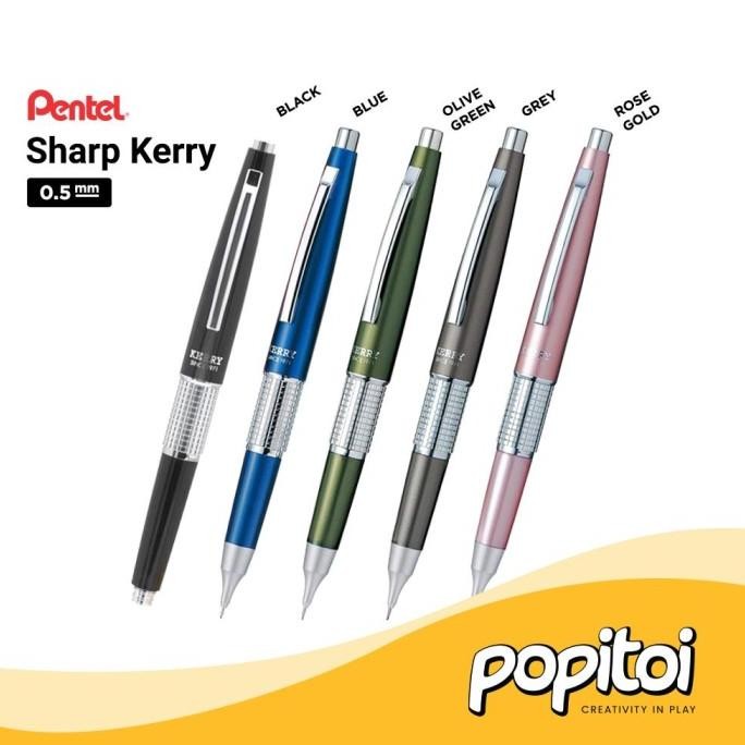 

Pentel Sharp Kerry P1035 Mechanical Pencil 0.5 Mm Pensil Mekanik Original Dan Terpercaya