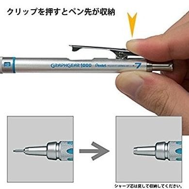 

Pentel Graph Gear 1000 Drafting Pencil - 0,7 Mm Original Dan Terpercaya
