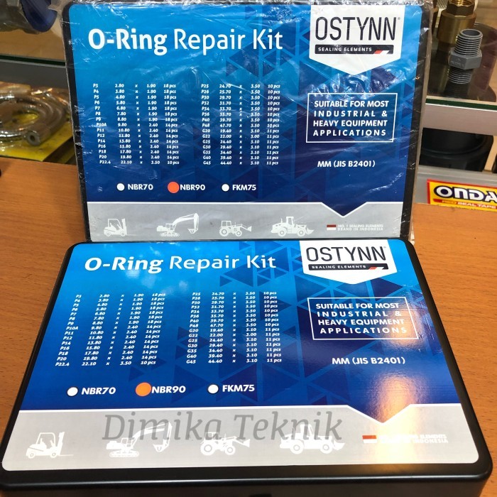 TERBARU Oring Kit set JIS NBR 90 (Merk Ostynn) - Blue