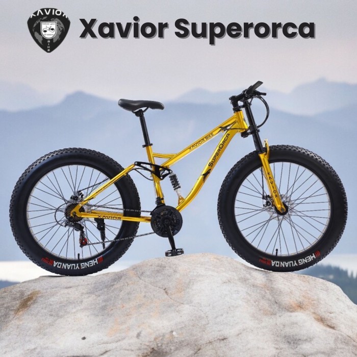 Sepeda MTB Fat Bike 26 inch Xavior XVCM SUPERORCA Double Suspension