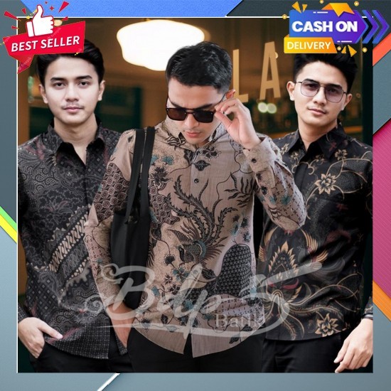 Kemeja Sinoman Batik Kemeja Batik Pria Dewasa Kemeja Atasan Kemeja Batik Pria Modern Kmja Batik Lama