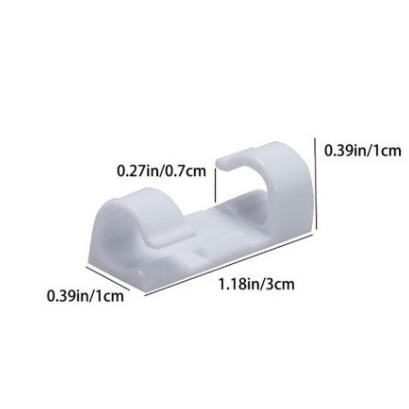 

[Cod] 20 Pcs Klip Tempelan Kabel Wire Organizer
