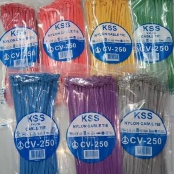 

KSS KABEL TIES 25CM WARNA CV-250 / INSULOCK KABEL 250X4,8MM 1PAK ISI 100PC 2410T