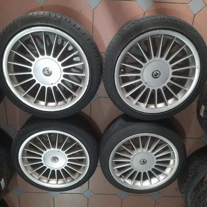 VELG SEKEN ALPINA R17 BAN 70% LUBANG 4X100/114