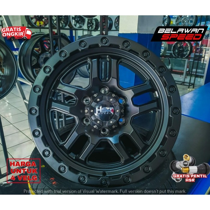 VELG MOBIL GAHAR RING 17 UNTUK PAJERO FORTUNER HILUX DC HSR BORUTO R17