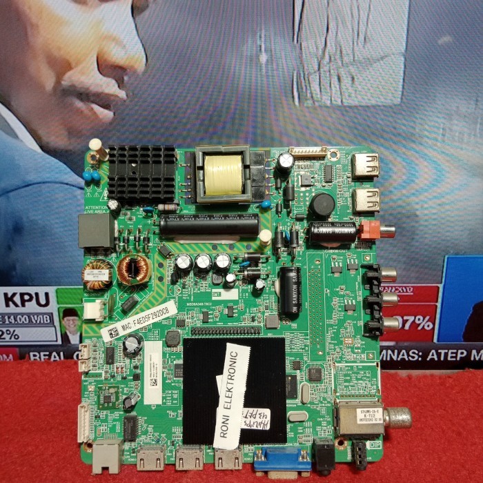 MESIN TV LED PHILIPS 43PFT5853S MAINBOARD MOBO TV PHILIPS 43PFT5853S